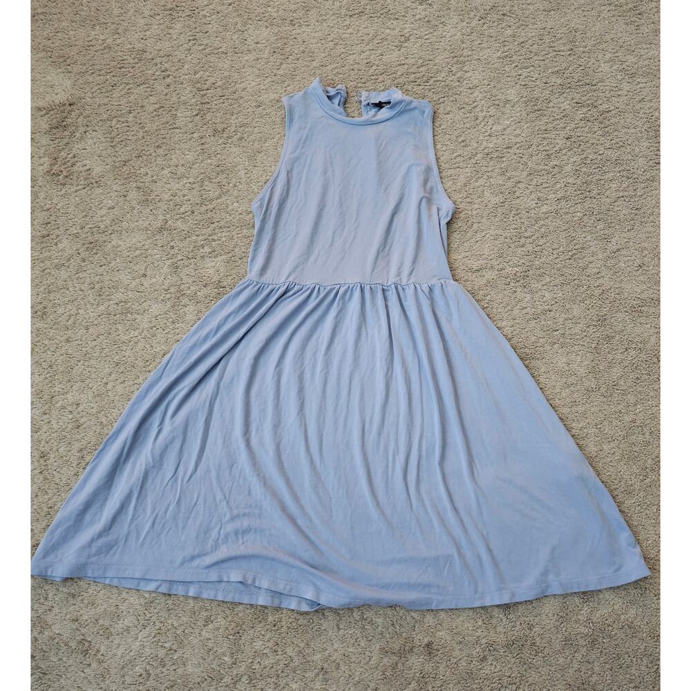 Forever 21 babydoll blue dress size small